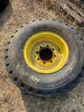 Goodyear 14L-16.1 tire and rim