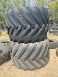 Pair of 66 x 43.00 tires