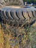 Super all traction tire and rim plus misc. tire and rim