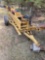 Gas operated hydraulic wood splitter