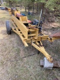 Gas operated hydraulic wood splitter