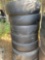 Set of seven road roller tires 8.5?9 0?15 K