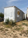 Old semi trailer no axles