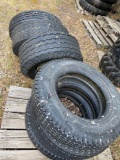 Lot of six miscellaneous tires