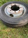 Michelin 245/70r19.5 tire and rim