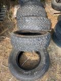 Set of 5 assorted tires