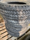 Four lt275/70R18 Firestone tires