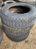 Four low boy tires 8-14.5mh