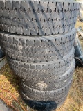 Six truck tires 225/70r19.5