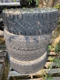 Lot of four miscellaneous tires