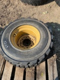 33...15.50?16.5 skid loader tire and rim