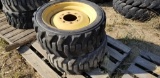 Skid steer tires and rims