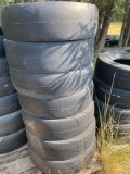 Seven road roller tires 8.5?90-15 L