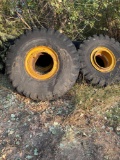 Set a four loader tires