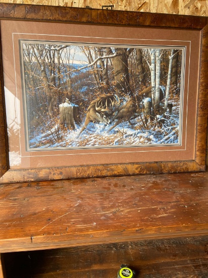 Deer signed and numbered print by Michael Sieve
