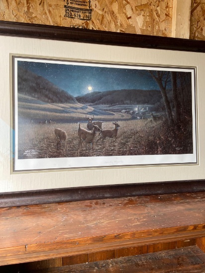 Night Moves whitetail deer artist proof