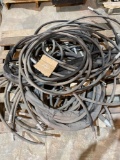 Assortment of unused hydraulic hoses