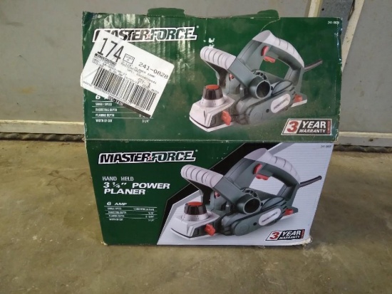 Masterforce 3 1/4" power planer