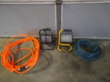 Shop lights air compressor hose garden hose