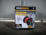 Central pneumatic air hose reel with 30 ft hose