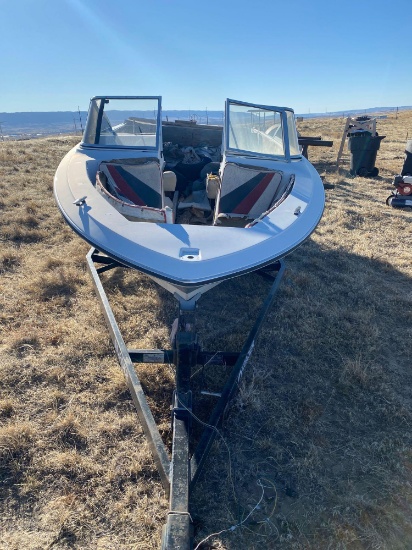 Boat with trailer