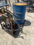 Oil pump and cart