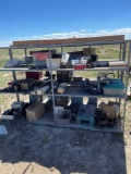 Shelves with contents