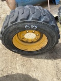 Skid loader tire