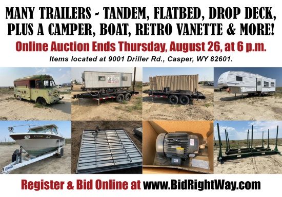 Trailers and more Auction