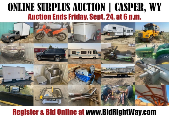 Casper, Wyoming Surplus Sale