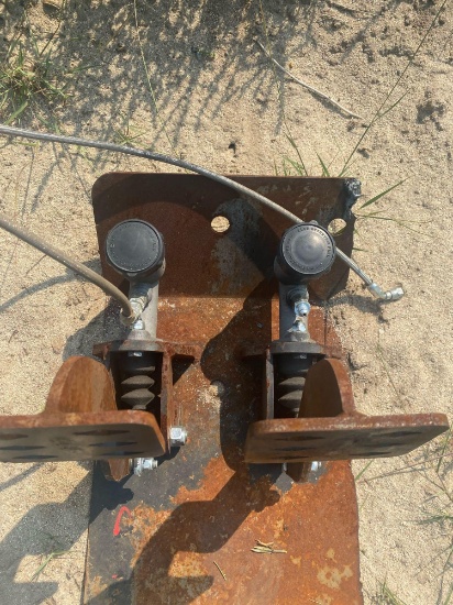 Double brake pedal