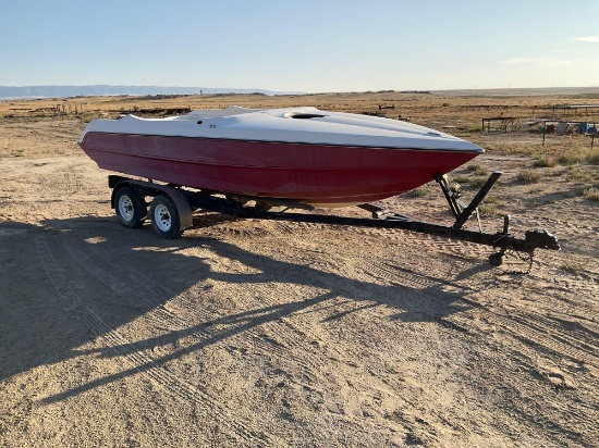 21 foot Boat shell and trailer