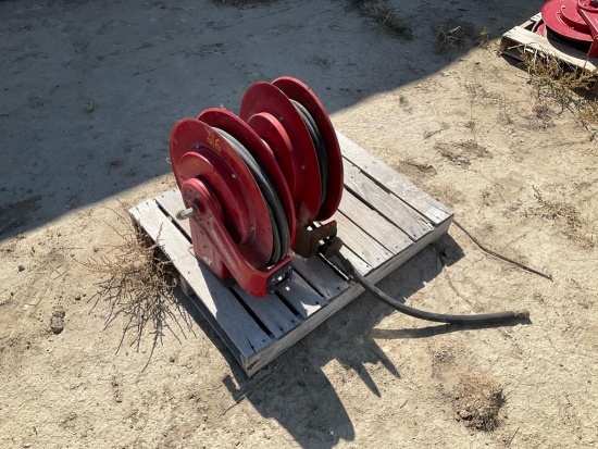 Two hose reels