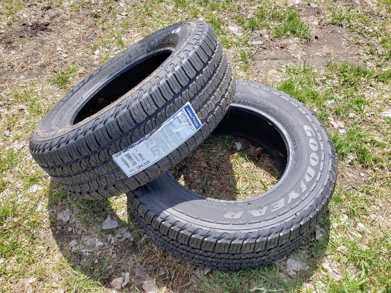 Two New Goodyear Tires P245/65R17 Fortera