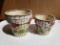 Pair of Mosaic Flower Pots, 8 and 6 inch