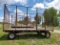 Hay Wagon Trailer, 16x8 ft deck, 7 ft high sides