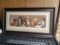 34x18 in. Framed Art - Cats Bryan Moon