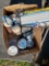 Misc Box - thermos, jars, can opener, light bar, silicone lids