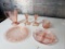 Pink Dishware, 6 pieces
