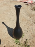 3 ft tall decorative Black vase