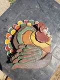 Wooden Turkey Wall Sculpture Art Decor