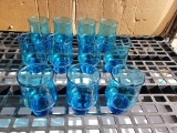 Candle Votives, 11 blue