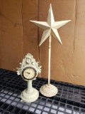 Beige Decor, Clock and Star