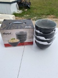 Parini 4-Piece Ceramic Rice Bowls