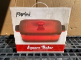 Parini Square Baker nonstick ceramic bakeware dish unopened