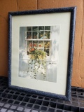 18x22 in. Framed Art - Jean McQuillan Flower Window
