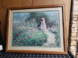 30x24 in. Framed Art - Wildflower Girls