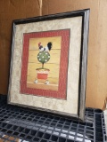 25x29 in. Framed Art - J. Wiens Chicken