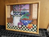 21.5x17.5 in. Framed Art - Nanas Strawberry Jam