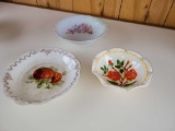 Set of 3 china bowls